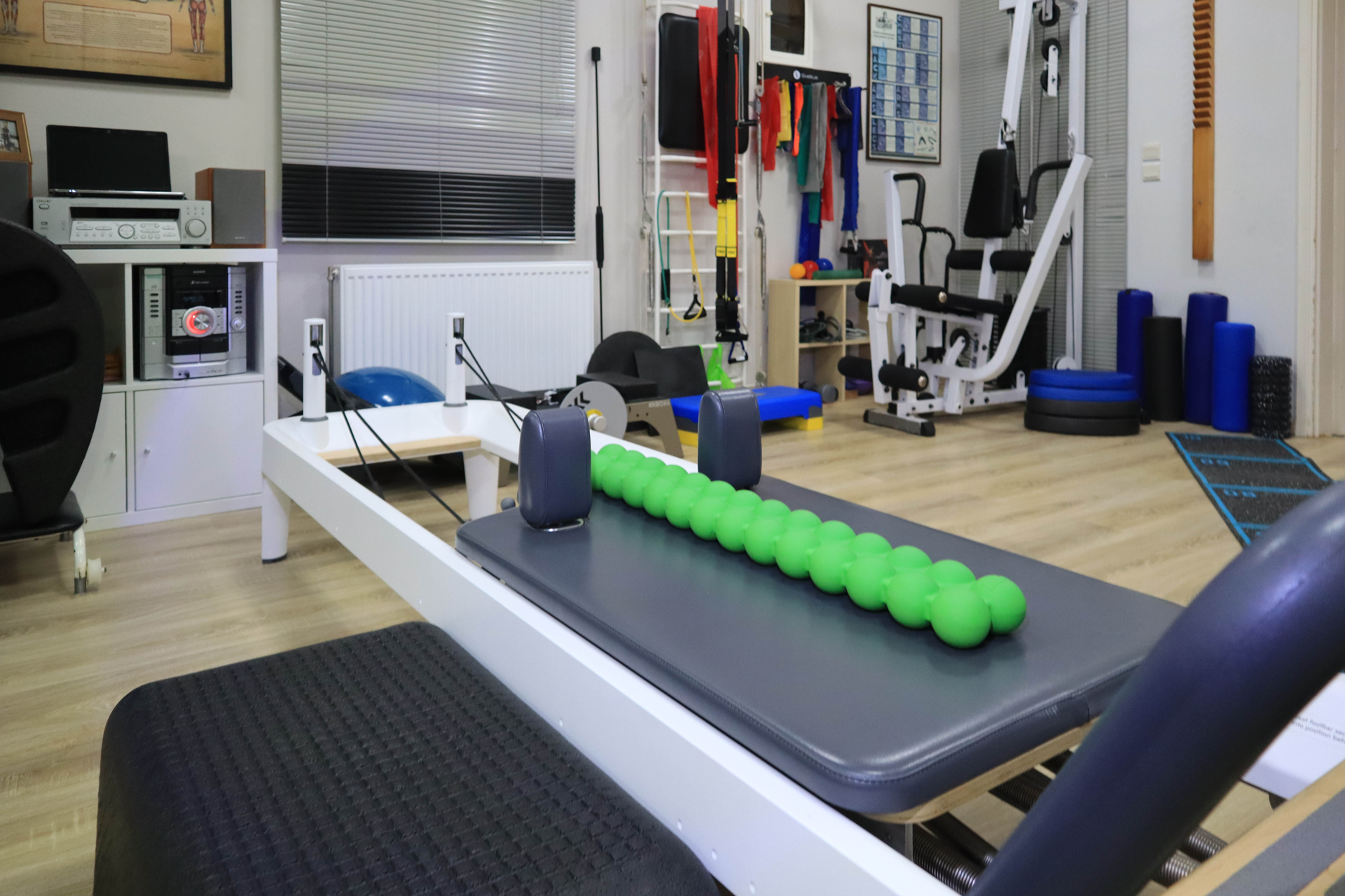 Pilates and physiotherapy equipment at IASIS