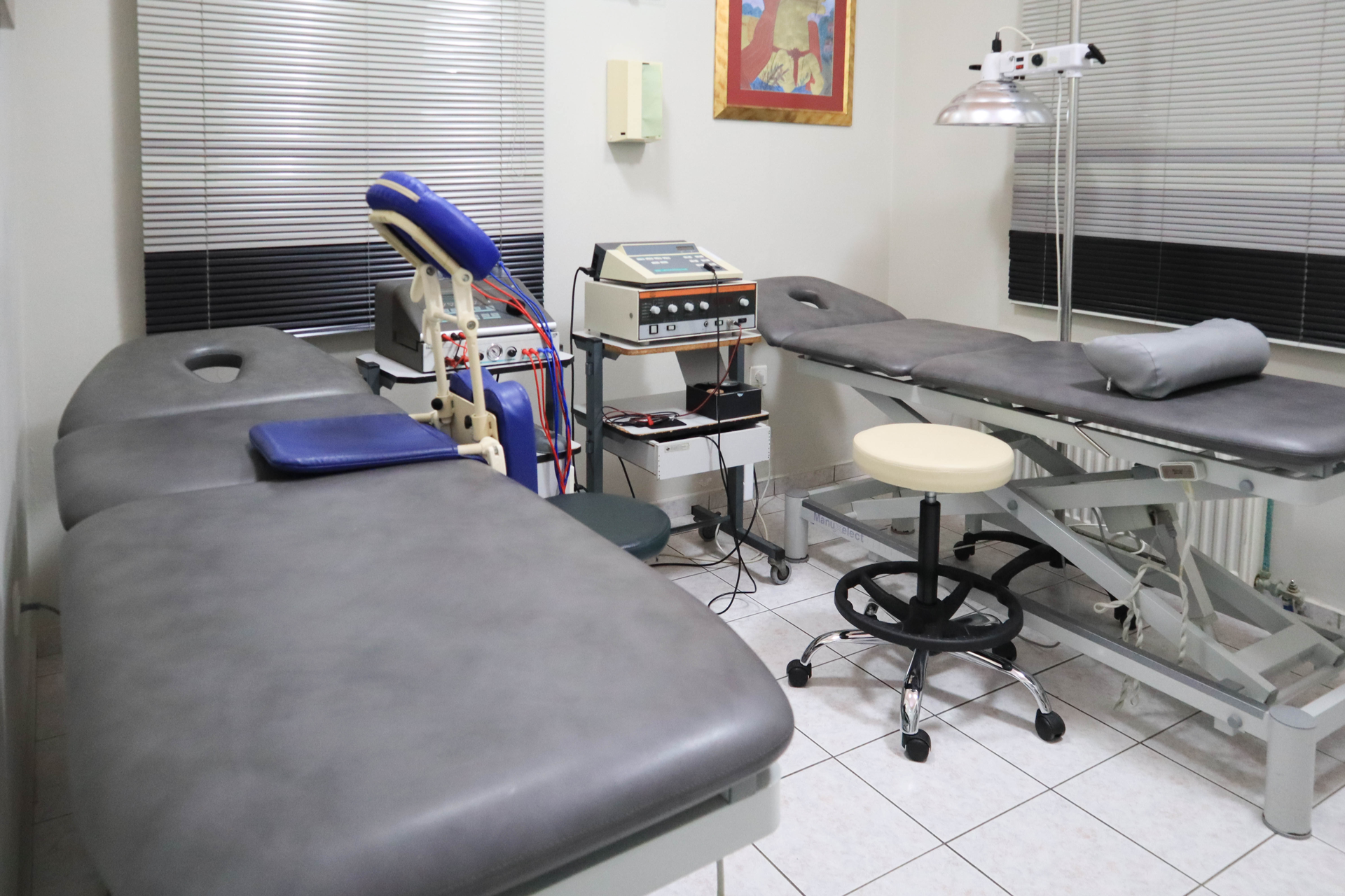Clinical Pilates station prepared for guided rehabilitation