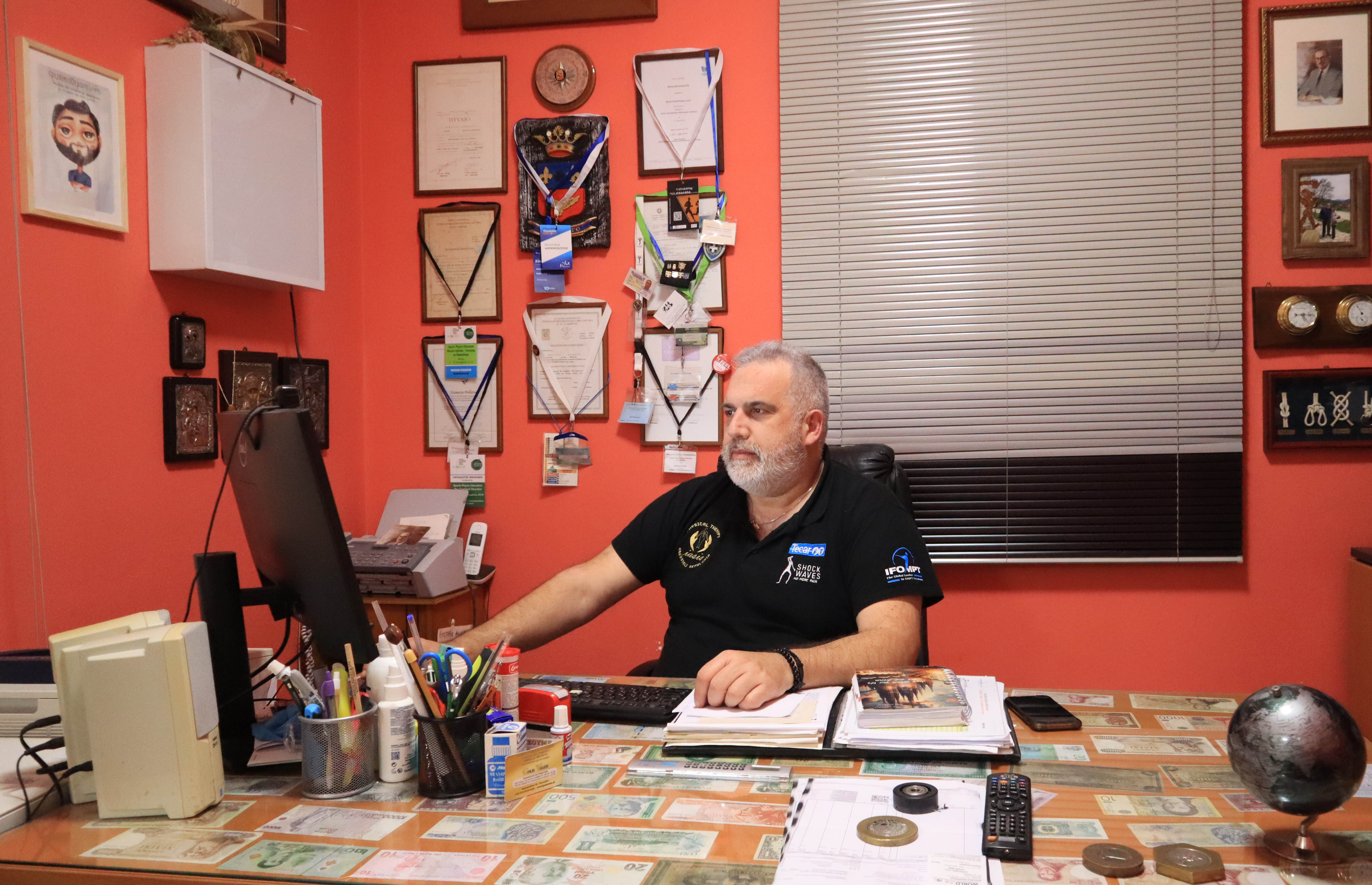 Reception and therapy environment at IASIS clinic in Argostoli